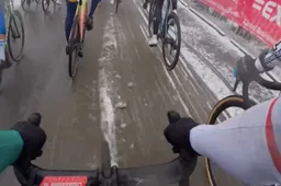 📽️ Hoe zwaar de door Van der Poel gewonnen sneeuwcross in Mol was, zie je in deze schitterende video van Daan Soete