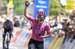 Ongelofelijk maar waar: EF-renster Rüegg doet Down Under een Powless en legt 3 UAE-rensters erop in de sprint