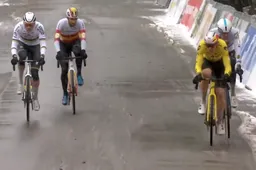 Van der Poel amuseerde zich niet, podiumklanten Aerts en Orts wel: 'Ik vind dit wel leuk'