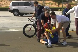 🎥 Geen breuken bij Jonathan Milan na val in UAE Tour, start op dinsdag nog onzeker