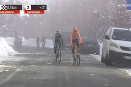 Hartverwarmend klimgevecht tussen de sneeuwmuren van de Provence eindigt in slippend sprintje