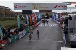 Omgekeerde wereld in Bessèges, waar Unibet Rose Rockets als favoriet nu plots worden geklopt door de underdog