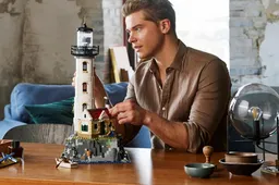 lego motorised lighthouse vuurtoren