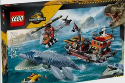 LEGO Mosasaurus bootaanval