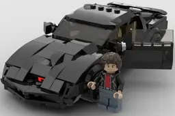 kitt knight rider lego