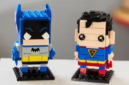 lego brickheadz superman batman