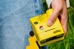 Pikachu Polaroid camera