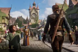 Fable stad met publiek