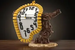 LEGO Salvador Dalí's Melting Clock
