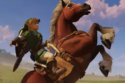 The Legend of Zelda OCarina of Time Remake Link Epona