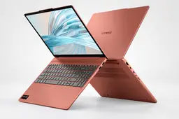 Lenovo-laptop in koperroze X-compositie (1)