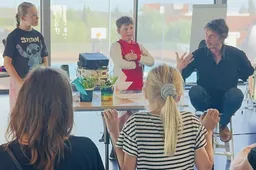 De Piëzo TalentenAcademie Duurzaam & Groen heeft het programma feestelijk afgesloten met de Afvalbutler - foto Stichting Piëzo