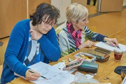 Portrettekenen voor beginners bij de Ambachtenwerkplaats - fotograaf Leon Koppenol