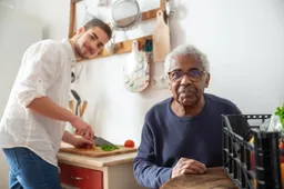 Senioren en voeding - Stockfoto