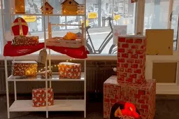 Bij de gezellige haard in de Ambachtenwerkplaats kunnen kinderen hun zelfgemaakte schoentje zetten - foto Stichting Piëzo