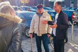 Leren buiten het lokaal zorgt voor bijzondere ontmoetingen in de wijk - foto Stichting Piëzo