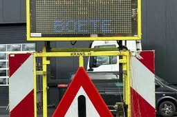 Matrixbord Hier fietsen_boete