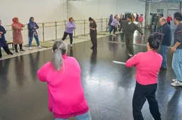 Deelnemers ‘Voel je goed’ in beweging bij CKC Zoetermeer - fotograaf Leon Koppenol