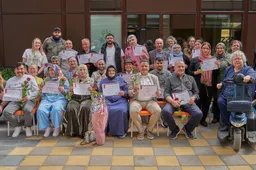 Feestelijke certificaatuitreiking voor deelnemers Z-route in Zoetermeer - fotograaf Leon Koppenol