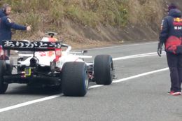 Video. Red Bull neemt promofilmpje op met de RB16B in Japan