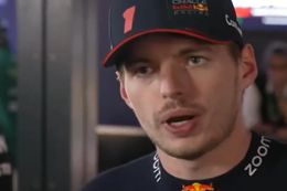 Video. De reactie van Max Verstappen na zijn overwinning in Bahrein