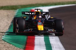 Viaplay-analist schrikt van snelheid Max Verstappen in Imola: 'Pérez was sneller'