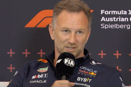 Video: Christian Horner deelt sneer uit in persconferentie: 'Jos Verstappen is beschikbaar'