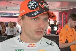 Video: De reactie van Max Verstappen bij Sky Sports na afloop van de race in Spanje