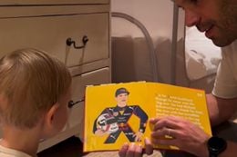 Video: Medecoureur deelt innig filmpje van zoontje met Max Verstappen