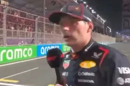 Video: Max Verstappen kapt interview af na race in Saoedi-Arabië