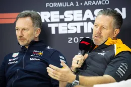Christian Horner botst met Zak Brown na opmerkingen over legaliteit McLaren-auto