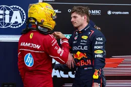Max Verstappen en Lewis Hamilton zorgen voor bizarre statistiek tijdens GP Spanje
