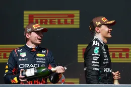 Max Verstappen neemt het verrassend op voor George Russell na de race in Canada