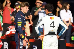 Lando Norris zorgt voor hilarisch persmoment na GP Verenigde Staten: 'Max, wat zei je ook alweer over je moeder...?'