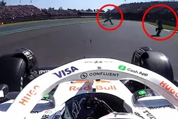 Video: Liam Lawson rijdt marshal bijna overhoop tijdens GP Mexico