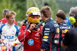 Max Verstappen en Lewis Hamilton betrokken bij incident in Las Vegas