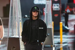 In beeld: Lando Norris op de bon geslingerd door politie in Las Vegas