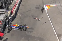 Rode vlag door zware crash Red Bull-coureur tijdens VT1 GP Monaco