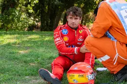 David Coulthard houdt zich niet in en zet Charles Leclerc voor paal na crash op Monza