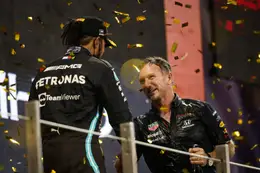 'Lewis Hamilton neemt ingrijpende beslissing als Christian Horner teambaas van Ferrari wordt'