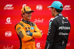 Zwaar weekend voor George Russell: Mercedes-coureur belachelijk gemaakt door Lando Norris