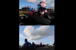 Video: De bizarre on-board beelden tijdens eerste ronde van de kartrace van Max Verstappen mét boordradio