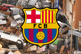 Sterspeler van FC Barcelona getroffen door overstromingen