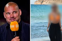 Wesley Sneijder (40) vermaakt zich met deze 23-jarige blondine (FOTO)