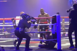 Melvin Manhoef geeft Dave Roelvink een pak rammel binnen twee rondes (BEELDEN)