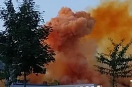 Mogelijk opzet bij giftige oranje wolken bij FrieslandCampina-fabriek in Borculo