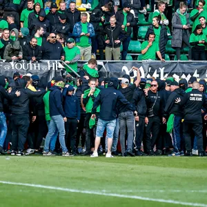 Steijn kreeg een pitch invasion, maar niet die waarop hij hoopte