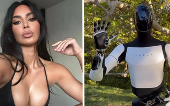 Kim Kardashian toont nieuwe vriend: Tesla's indrukwekkende robot (VIDEO)