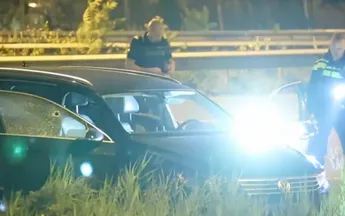 A13: Bizar schietincident met taxi tussen Rotterdam en Den Haag