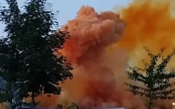 Mogelijk opzet bij giftige oranje wolken bij FrieslandCampina-fabriek in Borculo